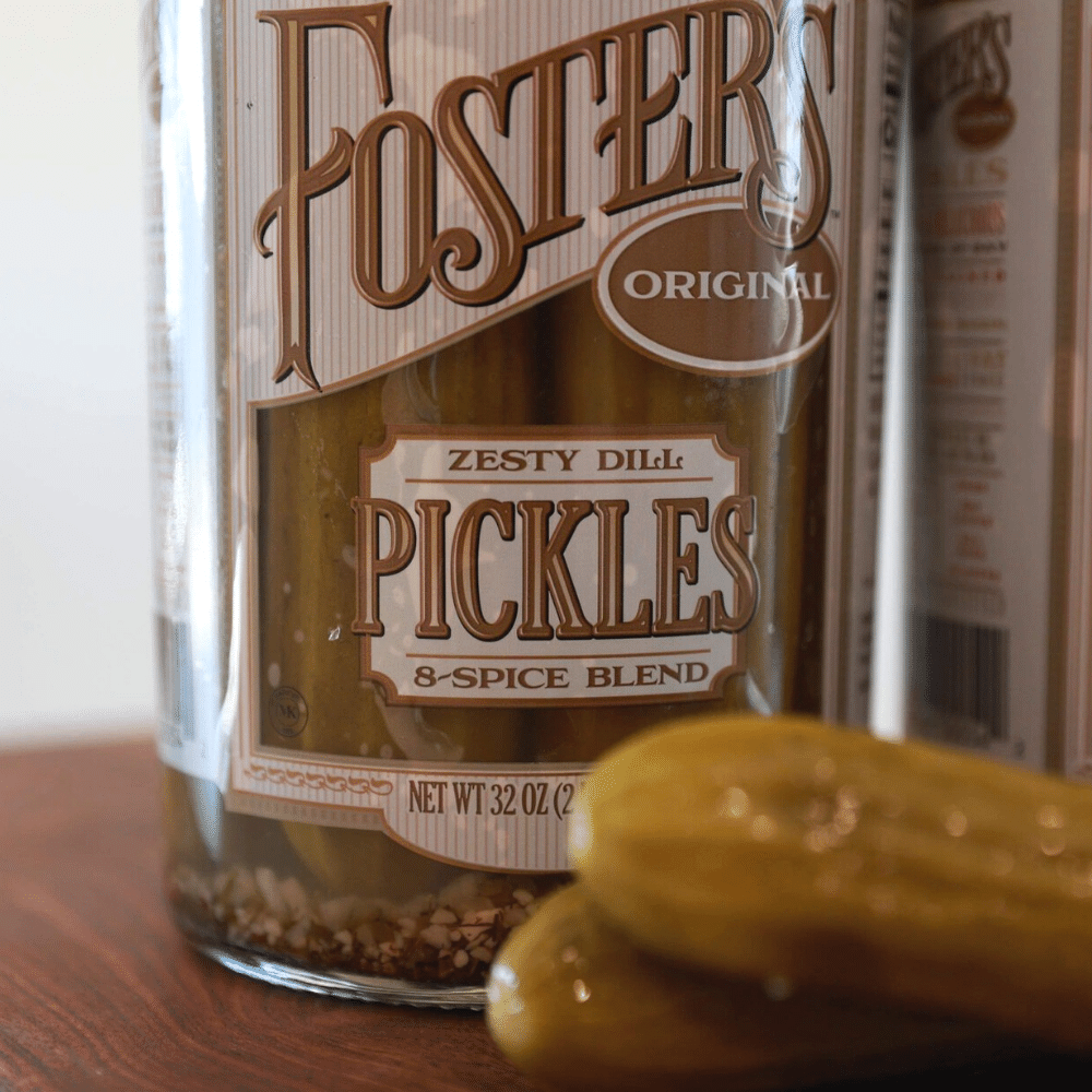 Zesty Dill Pickles Original Foster's Pickled Products